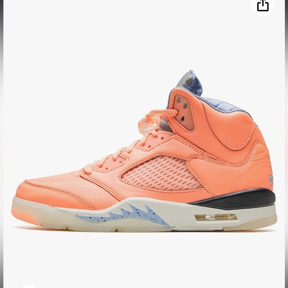 NIB Jordan - Air 5 Retro DV4982 641 DJ Khaled Crimson Bliss men’s 6 women’s 8 - Picture 2 of 8